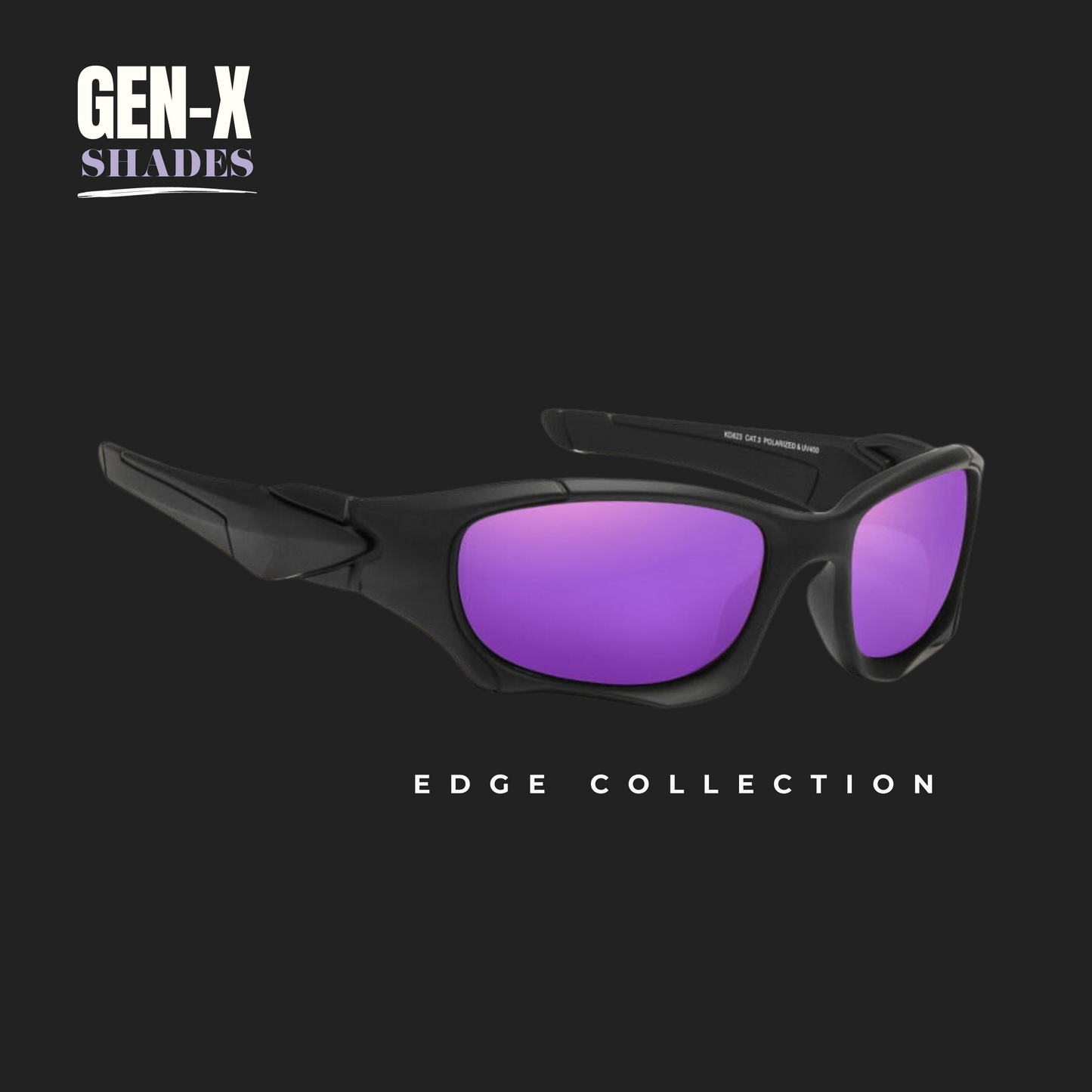 Gen-X Edge (Purple Mirror) - Premium Polarized Sunglasses